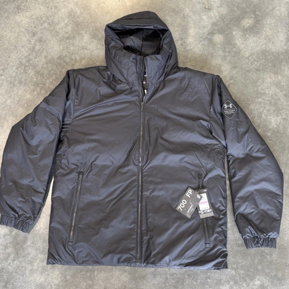 Under Armour Men's Black Hooded Jacket